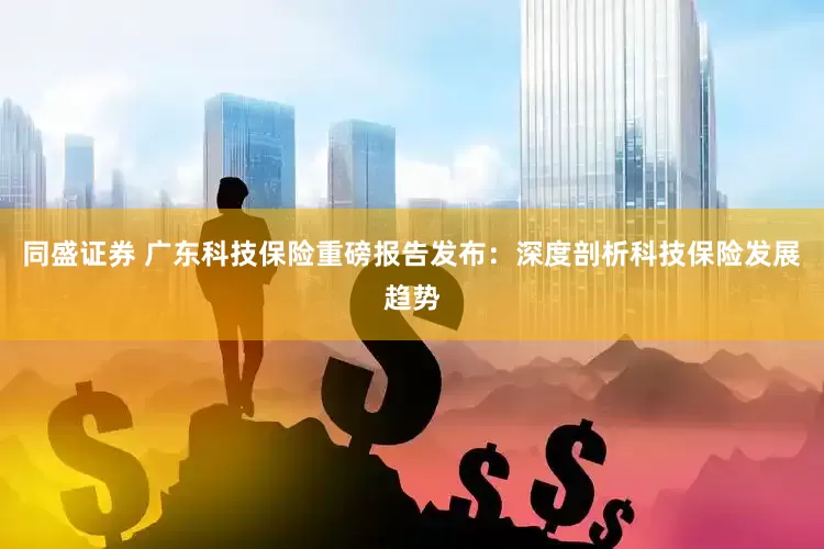 同盛证券 广东科技保险重磅报告发布：深度剖析科技保险发展趋势