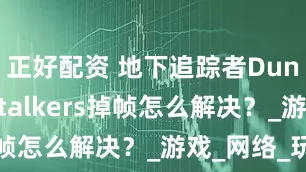 正好配资 地下追踪者Dungeon Stalkers掉帧怎么解决？_游戏_网络_玩家